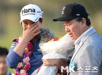 박세리 `아버지 등장에 쏟아지는 눈물` [MK포토]
