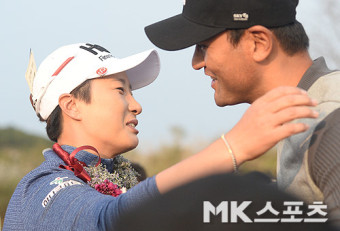 박세리 은퇴식 `박찬호와 감동의 포옹` [MK포토]