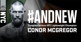 UFC 205|맥그리거 사상 첫 2체급 동시 제패