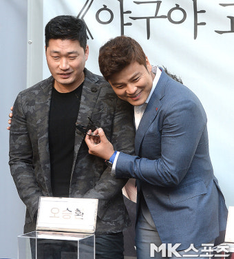 추신수-오승환 `반갑다 친구야!` [MK포토]