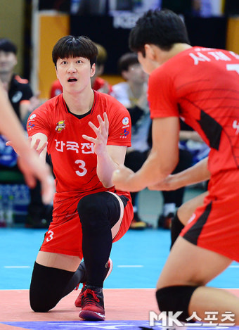 강민웅 `나도 놀란 서브에이스` [MK포토]
