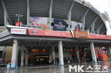 비 내리는 사직 야구장 [MK포토]