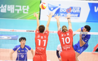 대한항공, 한국전력과 풀세트 접전 끝에 짜릿한 역전승
