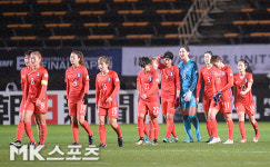 여자축구 `일본에 2-3 아쉬운 패배` [MK포토]