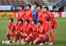 `3회 연속 우승에 도전하는 북한여자축구대표팀` [MK포토]