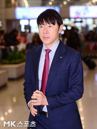 신태용 감독 `유럽 원정 2연패, 무거운 귀국길` [MK포토]