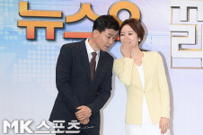 김철민-김솔희, 조심스런 귓속말 [MK포토]