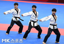 태권도 품새 `우렁찬 기합` [MK포토]