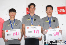 박민수 `25회 노스페이스컵 전국 스포츠 클라이밍대회 우승` [MK포토]