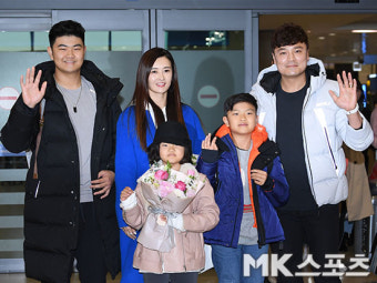 추신수 `첫 올스타 선정되고 가족들과 함께 금의 환향` [MK포토]