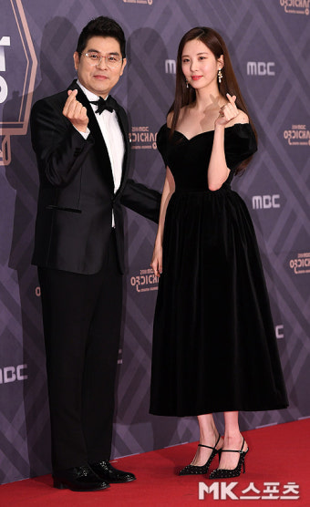 김용만-서현 `MBC 연기대상 기대하세요` [MK포토]