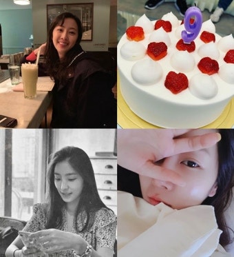 ‘씨스타 9주년 자축’ 다솜→소유→보라 행복 미소..효린은 無