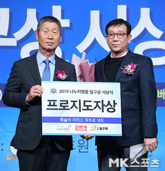 김성근 감독-최일언 코치 `남다른 인연` [MK포토]