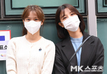 최유진-오승희 `투표는 합니다` [MK포토]