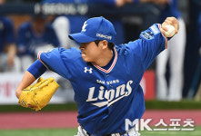 7회에 등판한 임현준 [MK포토]