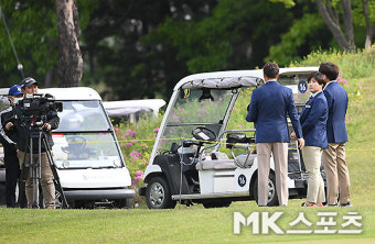 박세리 `KLPGA챔피언십 해설 맡았어요` [MK포토]