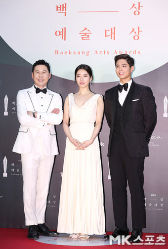 신동엽-수지-박보검, 백상예술대상 MC 호흡 [MK포토]