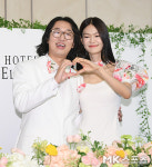 김경진 전수민 결혼 `함께 만든 하트` [MK포토]