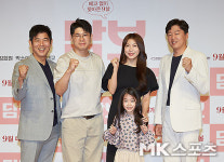 성동일-강대규 감독-하지원-박소이-김희원, 영화 `담보`의 주역들 [MK포토]