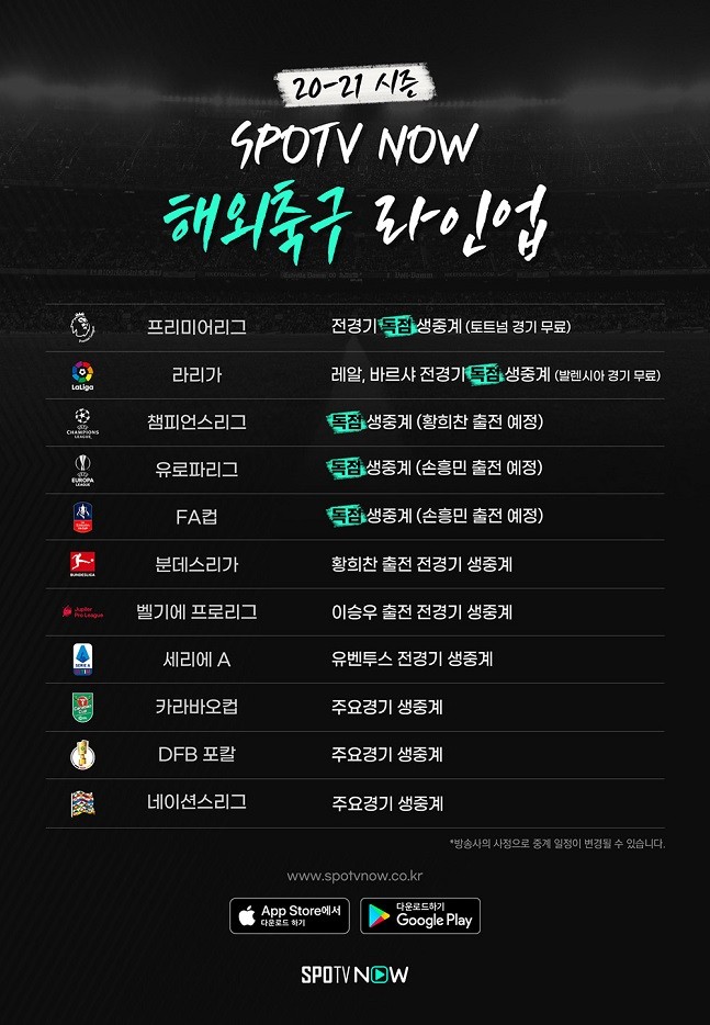 손흥민의 활약 눈에띄지 않았지만 스포티비 나우에서 가장 주목받은 경기 소식들을 정리!