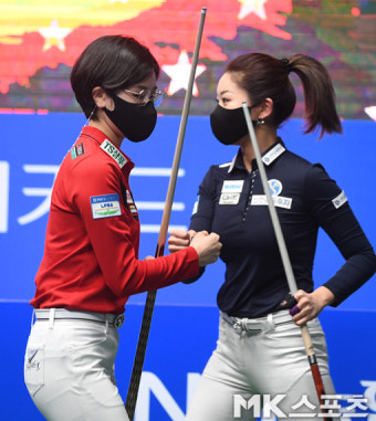 김가영-이미래 `결승전에서 맞붙은 당구여제들` [MK포토]