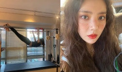 손담비, 필라테스로 완성한 늘씬+탄탄 각선미[똑똑SNS]