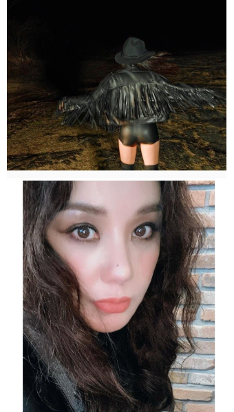 엄정화, 50대 나이 무색한 완벽한 뒤태[똑똑SNS]