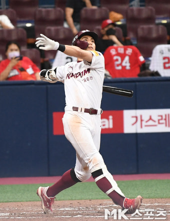이정후 '파울홈런 아쉽다' [MK포토]