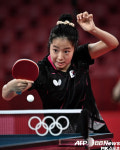 ‘탁구신동’ 신유빈, 41세 많은 베테랑 꺾고 3라운드 진출 [도쿄올림픽]