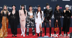 스우파 이효리와 특별한 MAMA 공연을 앞두고 [MK포토]