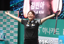 김민아 'LPBA 새 여왕 탄생' [MK포토]