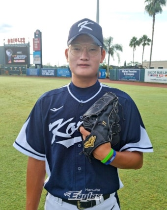 ‘Mr. 163km’ 전체 1순위 김서현 “한화의 우승, 신인왕·MVP 도전” [2023 신인드래프트]