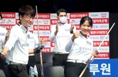 블루원리조트, SK렌터카에 ‘대역전승’...NH농협카드 연승 마감