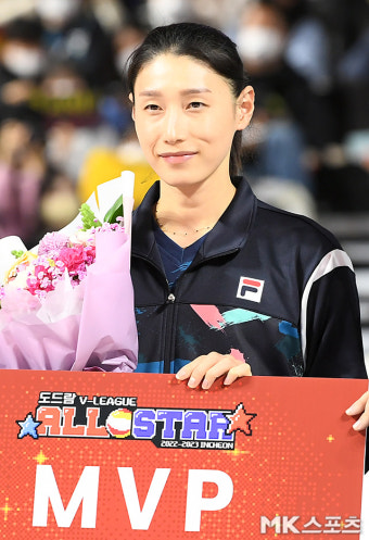 김연경 ‘MVP 미소 ’[MK포토]