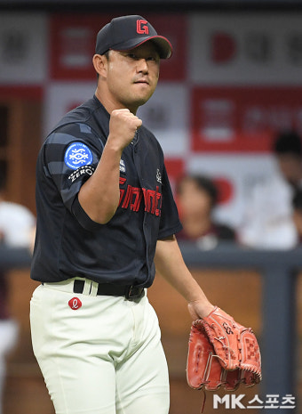 롯데 김상수 ‘주먹 불끈!’ [MK포토]