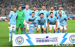맨체스터 시티 ‘AT마드리드전 베스트 11’ [MK포토]