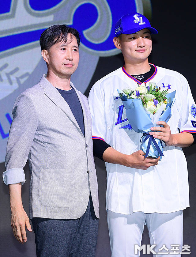 KT 위즈 원상현-삼성 라이온즈 김재혁, 2024 KBO 퓨처스리그 7월 메디힐 퓨처스 루키상 수상