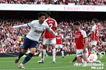 ‘쏘니’ 손흥민, 북런던 더비서 4호 골 폭발! 토트넘 살린 멋진 동점골 [EPL]
