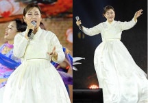 송가인, “얼쑤 좋다!” 아리랑 추며 우아한 자태..곱디고운 한복 패션