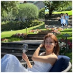 소녀시대 수영, 와인 농장에서도 빛나는 청초미...“자연 속 완벽한 화이트 드레스”