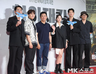 영화 ‘하이재킹’ 주역들, 영화 기대하세요 [MK포토]