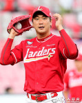 김광현 ‘오늘 느낌 좋아요’ [MK포토]