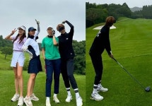 김선아, 이민정·백지영·이소연과 라운딩! 예쁜 언니들의 골프복 패션