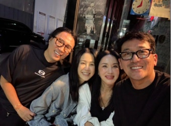 고현정·정재형·엄정화·하정우, 반가운 만남...태양보다 빛나는 조합!
