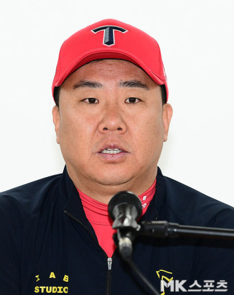 이범호 감독 ‘KS 4차전 앞두고 인터뷰’ [MK포토]