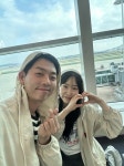 [단독]오지환♥나누리, 발리로 신혼여행 출발! 비행기 타기 전 ‘신바람 난 대국민 인사’