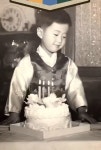 “시각장애 4급” 송승환, 66년 전 3살 흑백 속 새해 인사