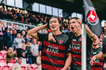 '파격 레게머리' 조규성, 1골 1도움+최고 평점…미트윌란은 2-1 승리