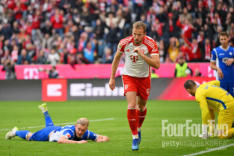 [bundes.review] '베컴 빙의' 케인, '미친' 장거리 골...'후반에만 8득점' 뮌헨, 다름슈타트에 8-0 승→김민재 'FT' 활약