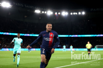 [ligue1.review] '76분' 이강인, 키패스 2회+평점 6.9→'음바페 해트트릭' PSG, 랭스 3-0 제압하고 1위 탈환